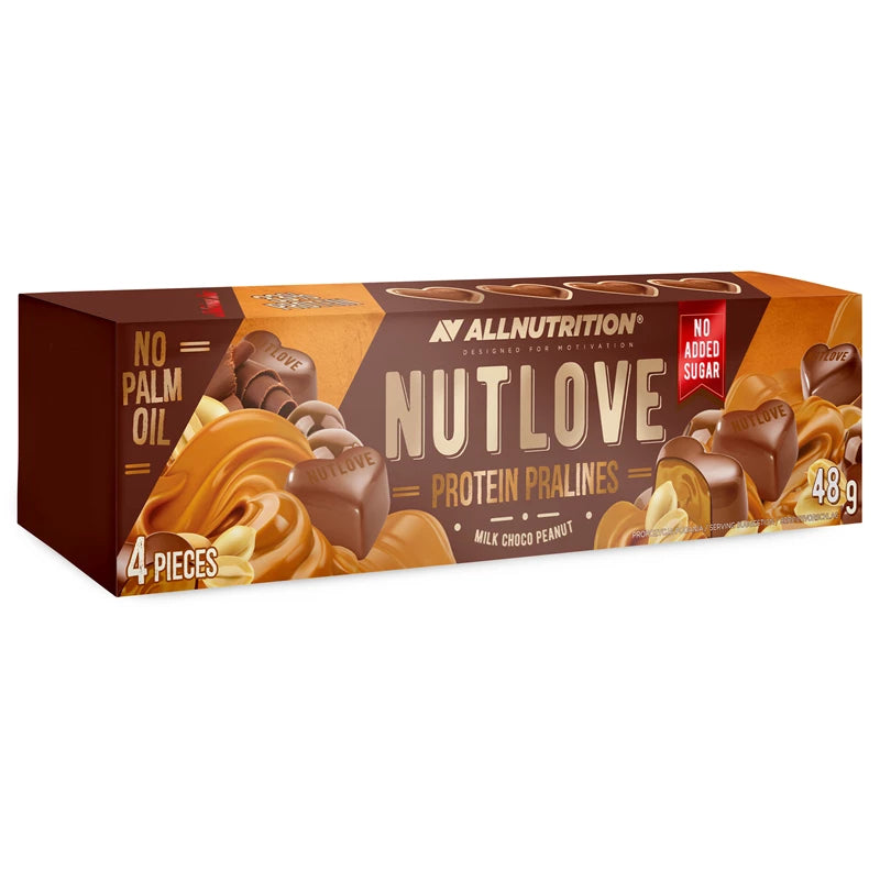 ALLNUTRITION NUTLOVE PROTEIN PRALINES WHITE CHOCO PEANUT 48G