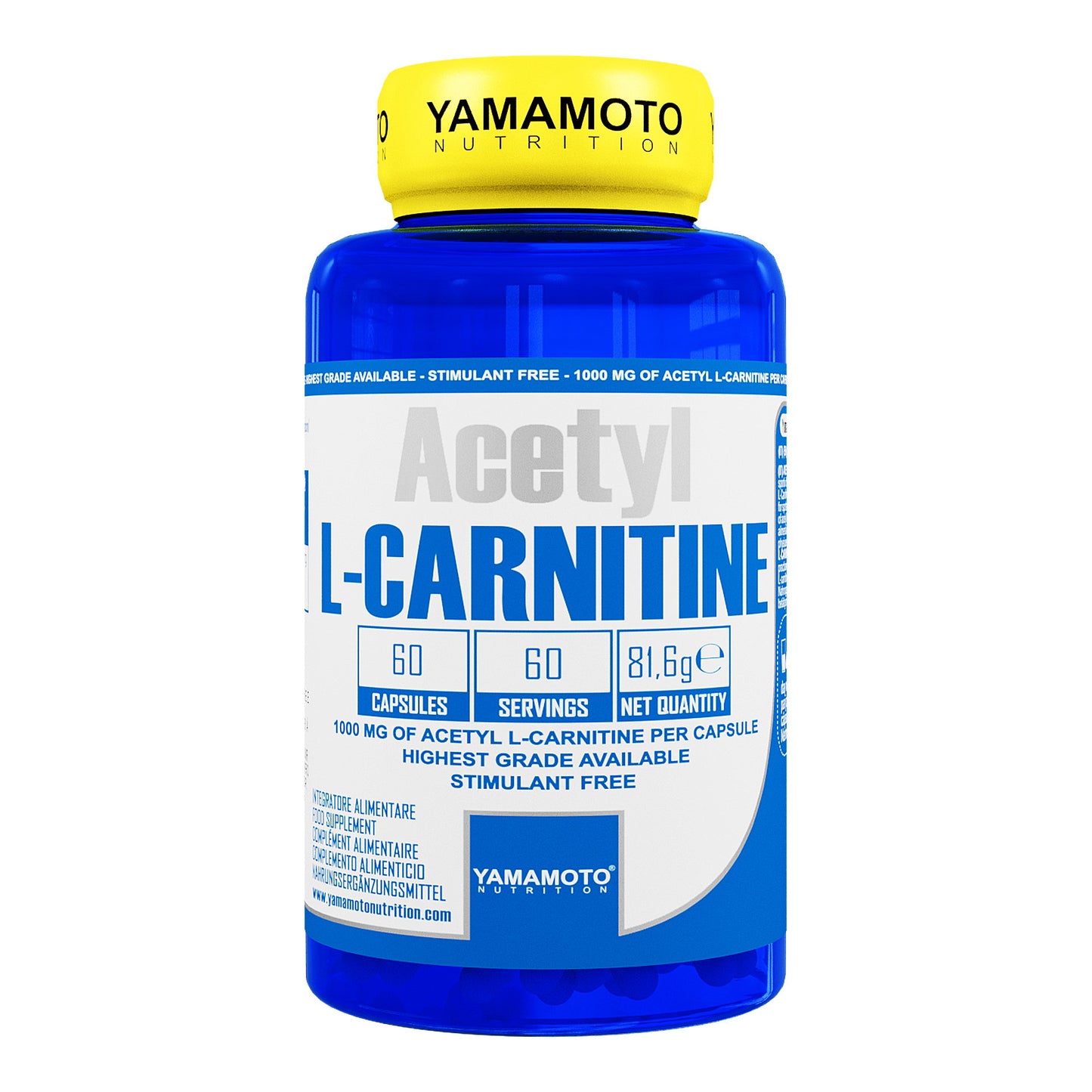 YAMAMOTO ACETYL L CARNITINE 1000 M 60 CAP