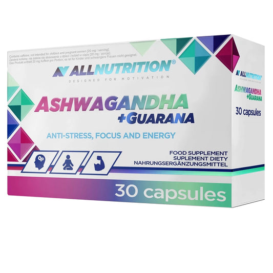ALLNUTRITION ASHWAGANDHA+GUARANA 30Capsules