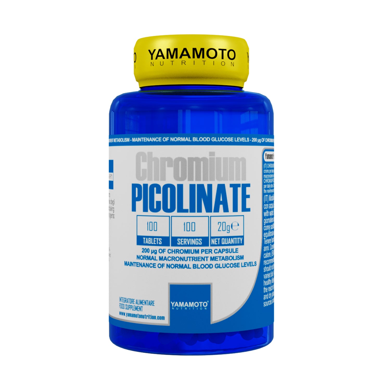 YAMAMOTO CHROMIUM PICOLINATE 100 Tablets