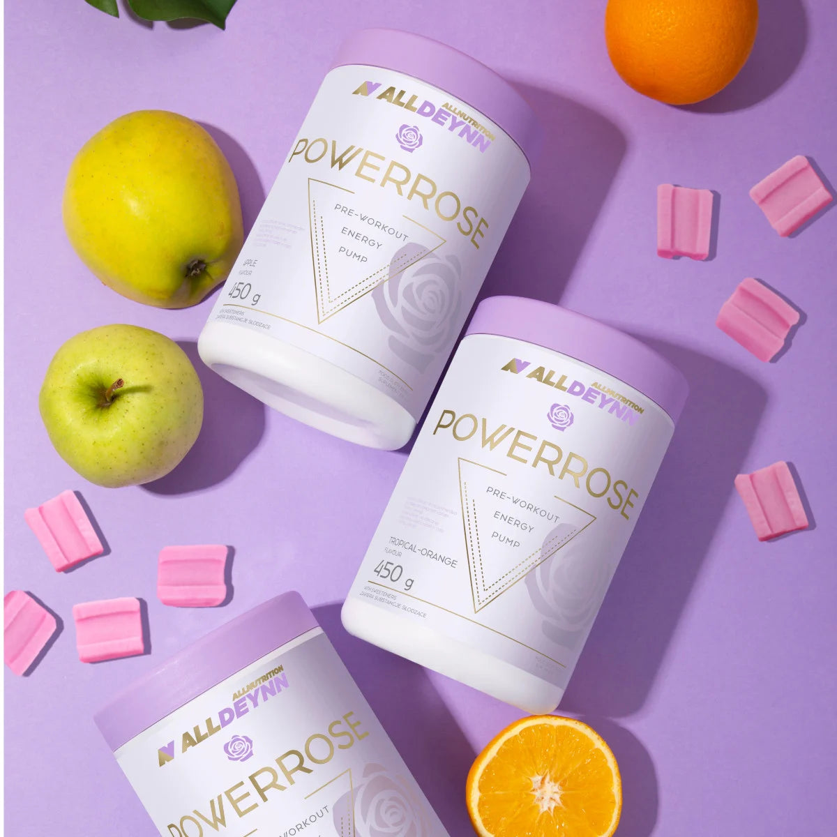 ALLDEYNN POWERROSE PRE WORKOUT FOR WOMEN 450G